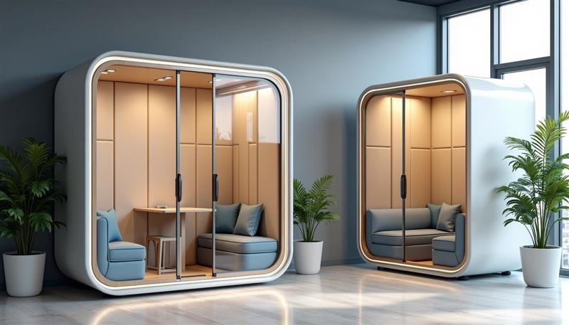 Office pod and phone booth furniture